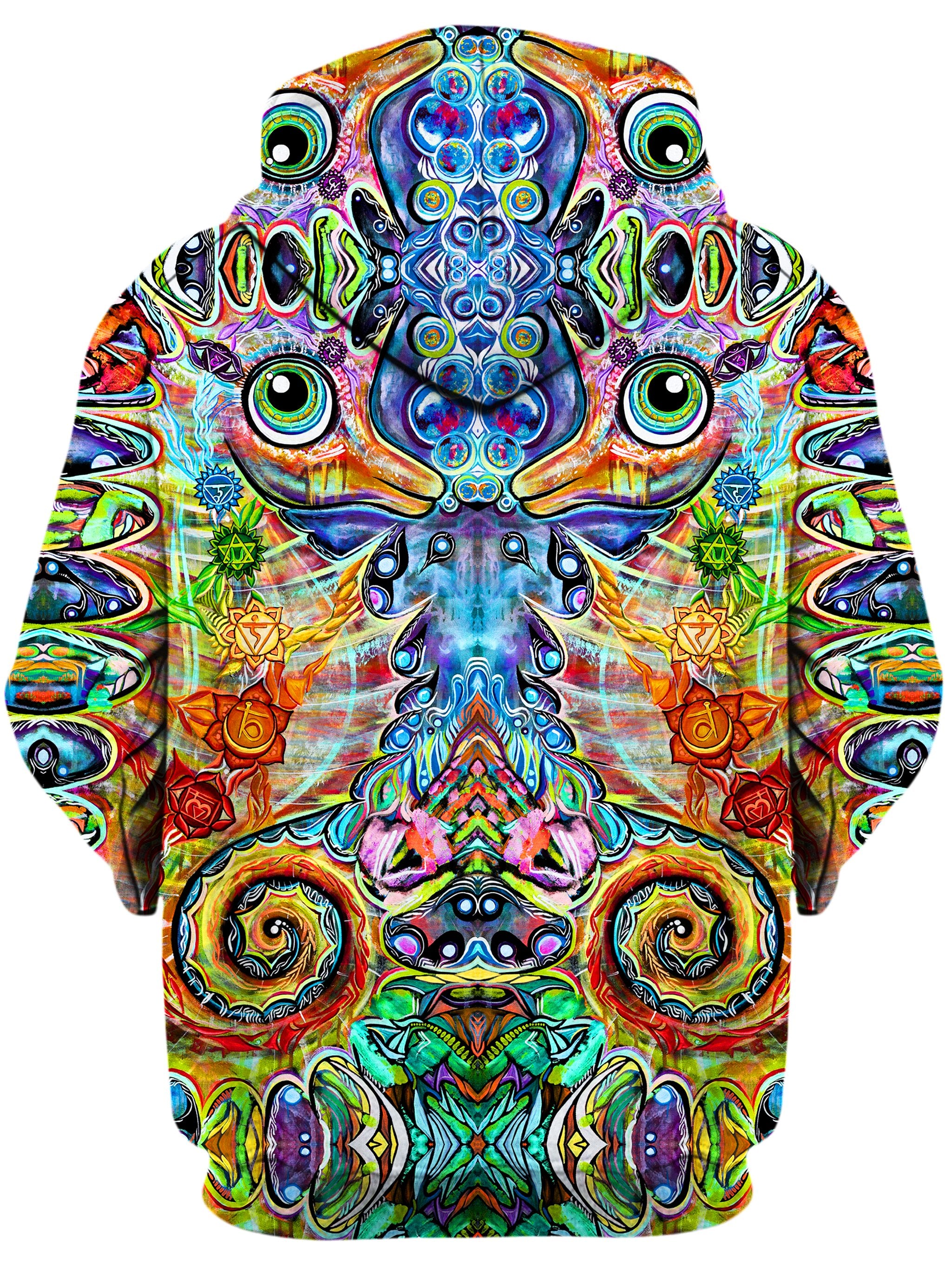 Chakra Seahorse Unisex Zip-Up Hoodie, Set 4 Lyfe, T6 - Epic Hoodie