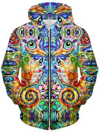 Chakra Seahorse Unisex Zip-Up Hoodie Set 4 Lyfe Epic Hoodie