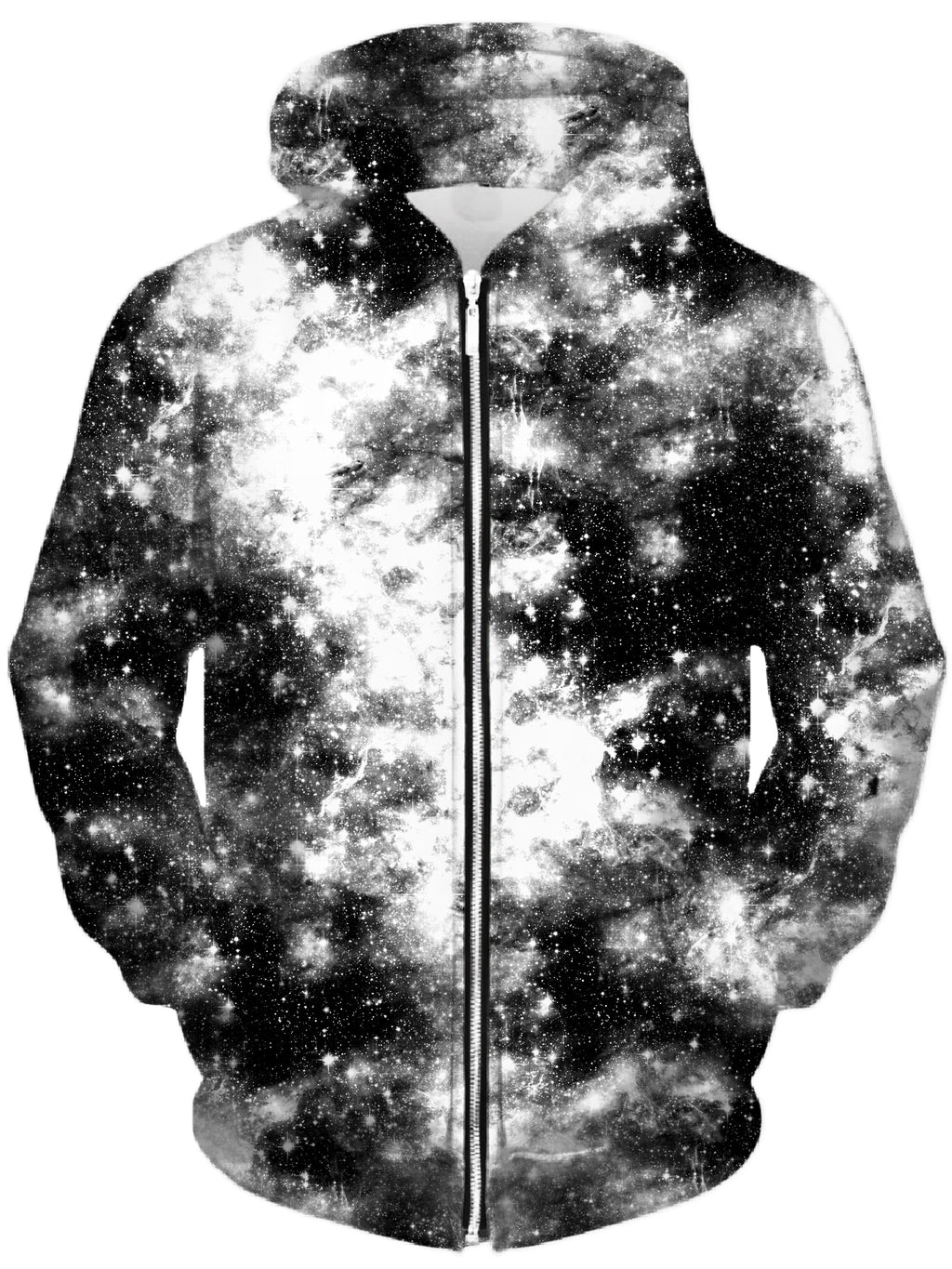 Deep Dark Galaxy Unisex Zip-Up Hoodie, Set 4 Lyfe, T6 - Epic Hoodie