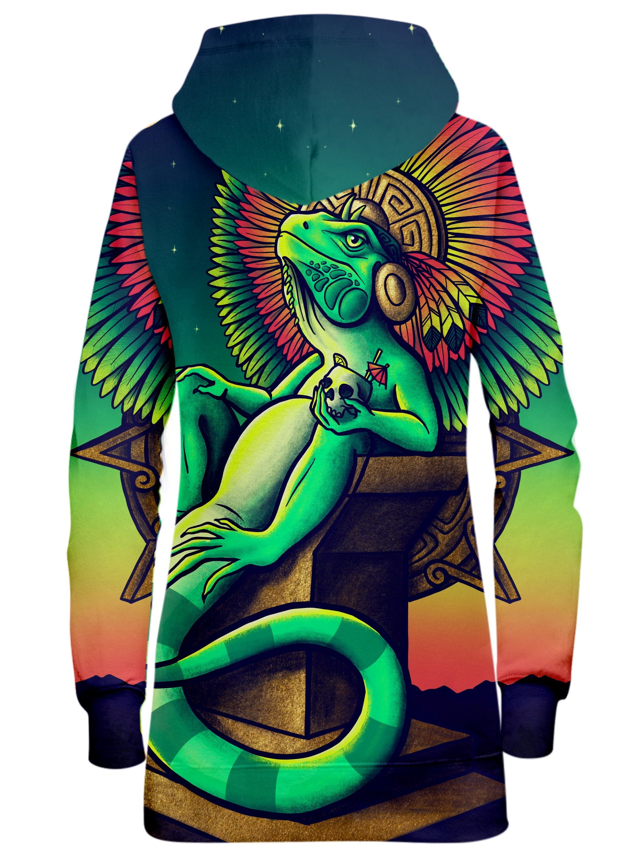 Iguana King Hoodie Dress