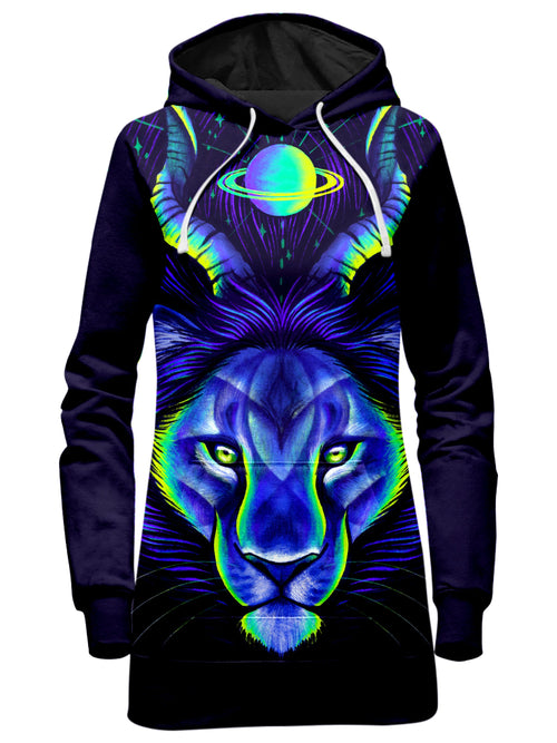 Celestial Lion Hoodie Dress Designosaur Epic Hoodie