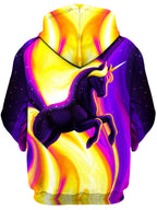 Liquid Unicorn Unisex Zip-Up Hoodie Designosaur Epic Hoodie