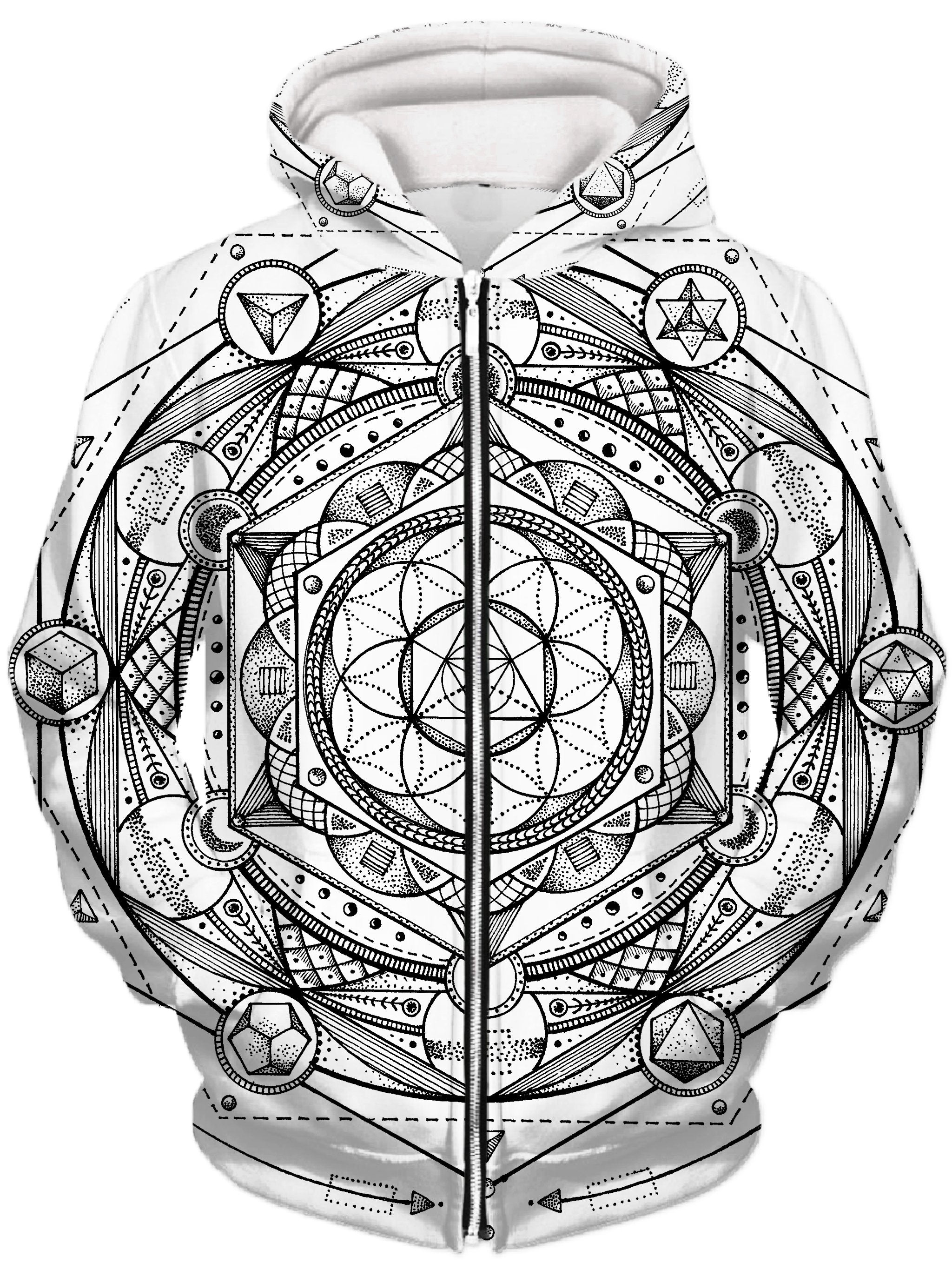 Esoteric Light Unisex Zip-Up Hoodie, Set 4 Lyfe, T6 - Epic Hoodie