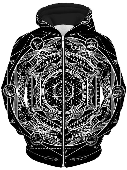 Esoteric Dark Unisex Zip-Up Hoodie Set 4 Lyfe Epic Hoodie