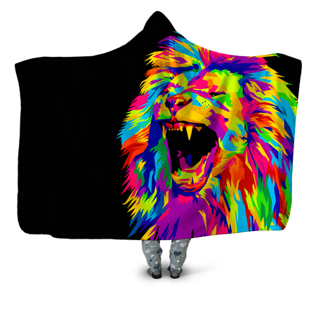 Noctum X Truth - Psychedelic Lion Hooded Blanket