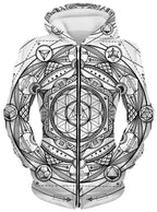 Esoteric Light Unisex Zip-Up Hoodie Set 4 Lyfe Epic Hoodie