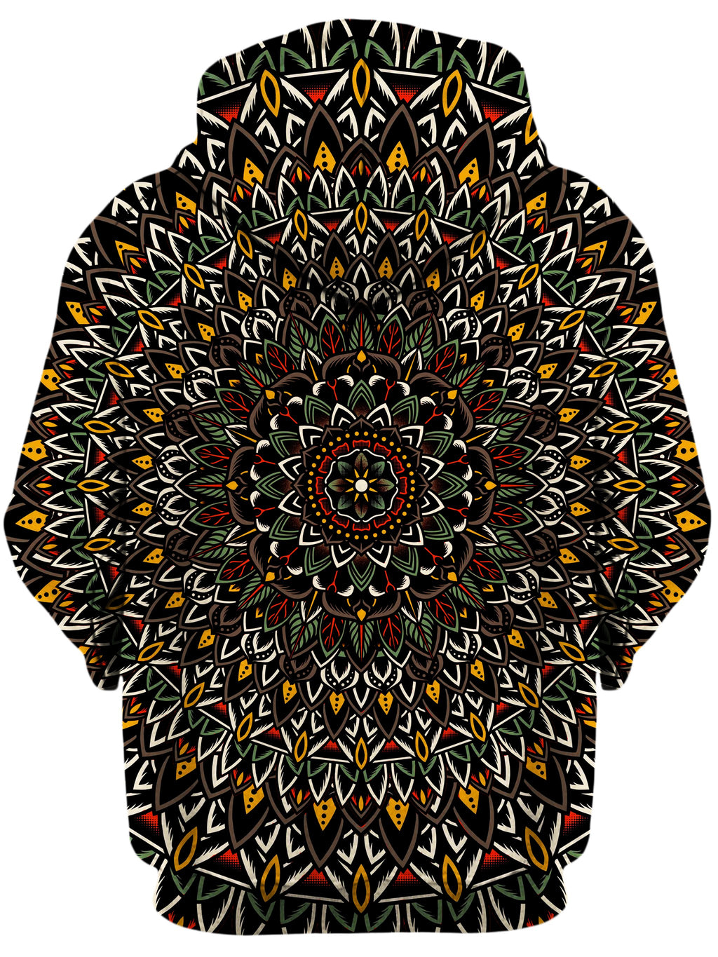 Flower Mandala Unisex Zip-Up Hoodie, Set 4 Lyfe, T6 - Epic Hoodie