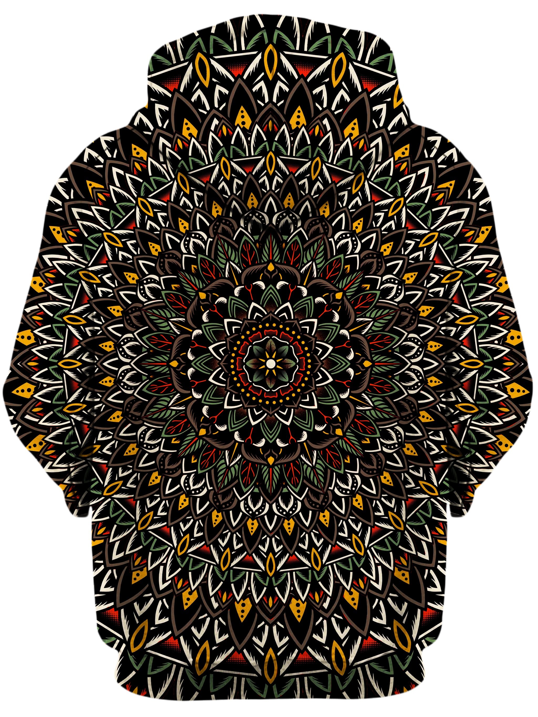 Flower Mandala Unisex Zip-Up Hoodie, Set 4 Lyfe, T6 - Epic Hoodie