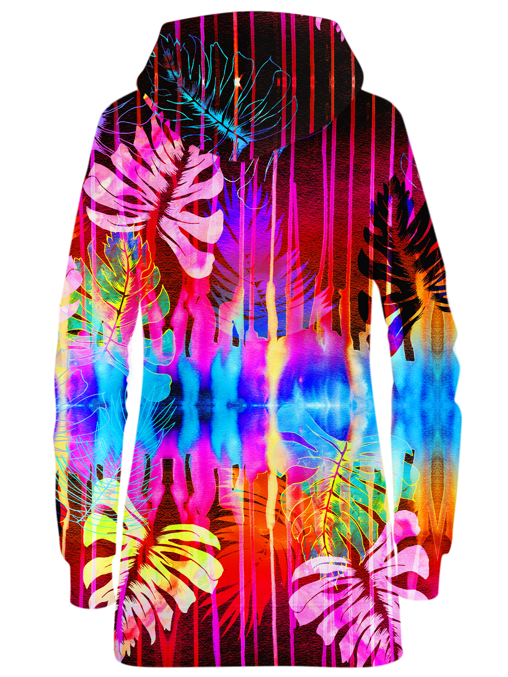 Fluorescent Jungle Hoodie Dress Noctum X Truth Epic Hoodie