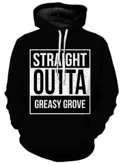 Straight Outta Greasy Grove Unisex Hoodie, iEDM, T6 - Epic Hoodie