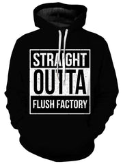 Straight Outta Flush Factory Unisex Hoodie, iEDM, T6 - Epic Hoodie