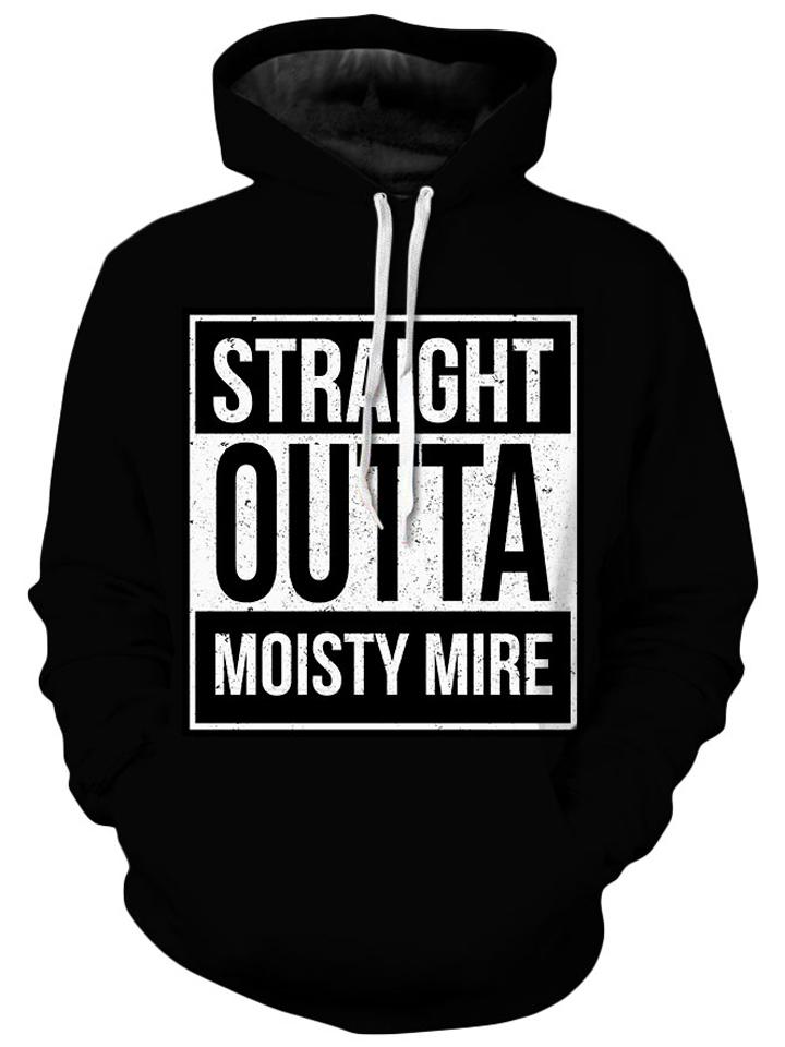 Straight Outta Moisty Mire Unisex Hoodie iEDM Epic Hoodie