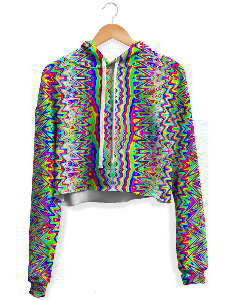 Glass Prism Studios - Psy Trip Fleece Crop Hoodie