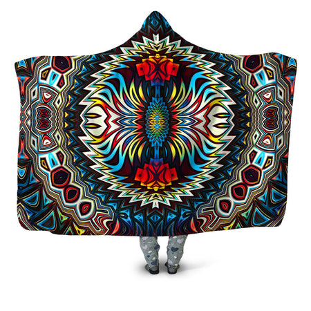 Glass Prism Studios - Fire for the Tribe Hooded Blanket