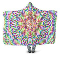 Harmonic Vibes Hooded Blanket