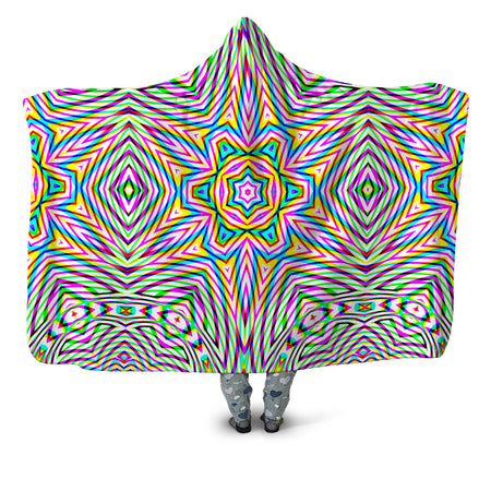 Glass Prism Studios - Jungle Leaves Hooded Blanket