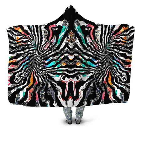 Glass Prism Studios - Stripped Chaos Hooded Blanket