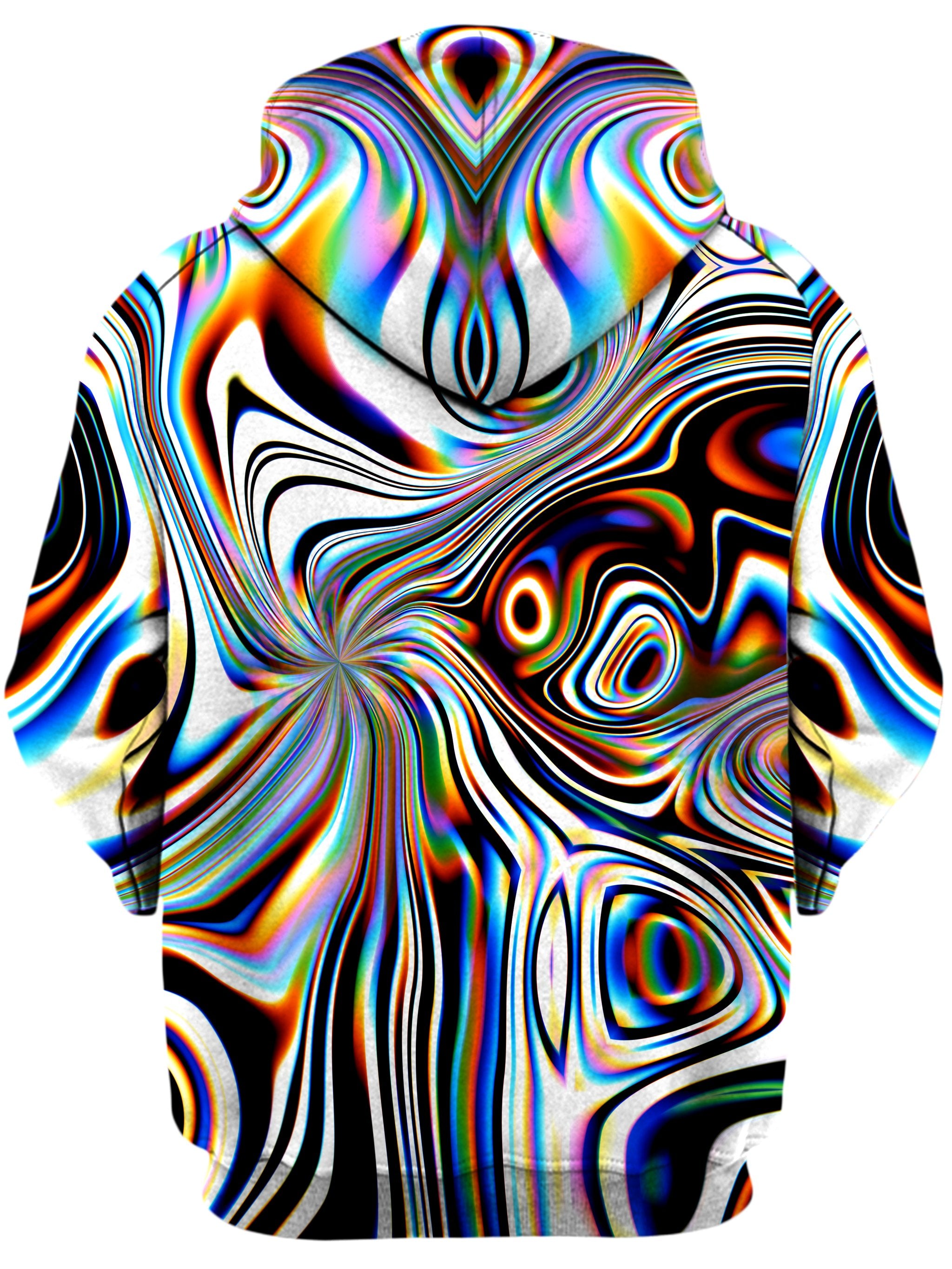 Oil Aura Unisex Zip-Up Hoodie Glass Prism Studios Epic Hoodie