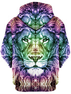 Spirit of the Lion Unisex Zip-Up Hoodie Glass Prism Studios Epic Hoodie