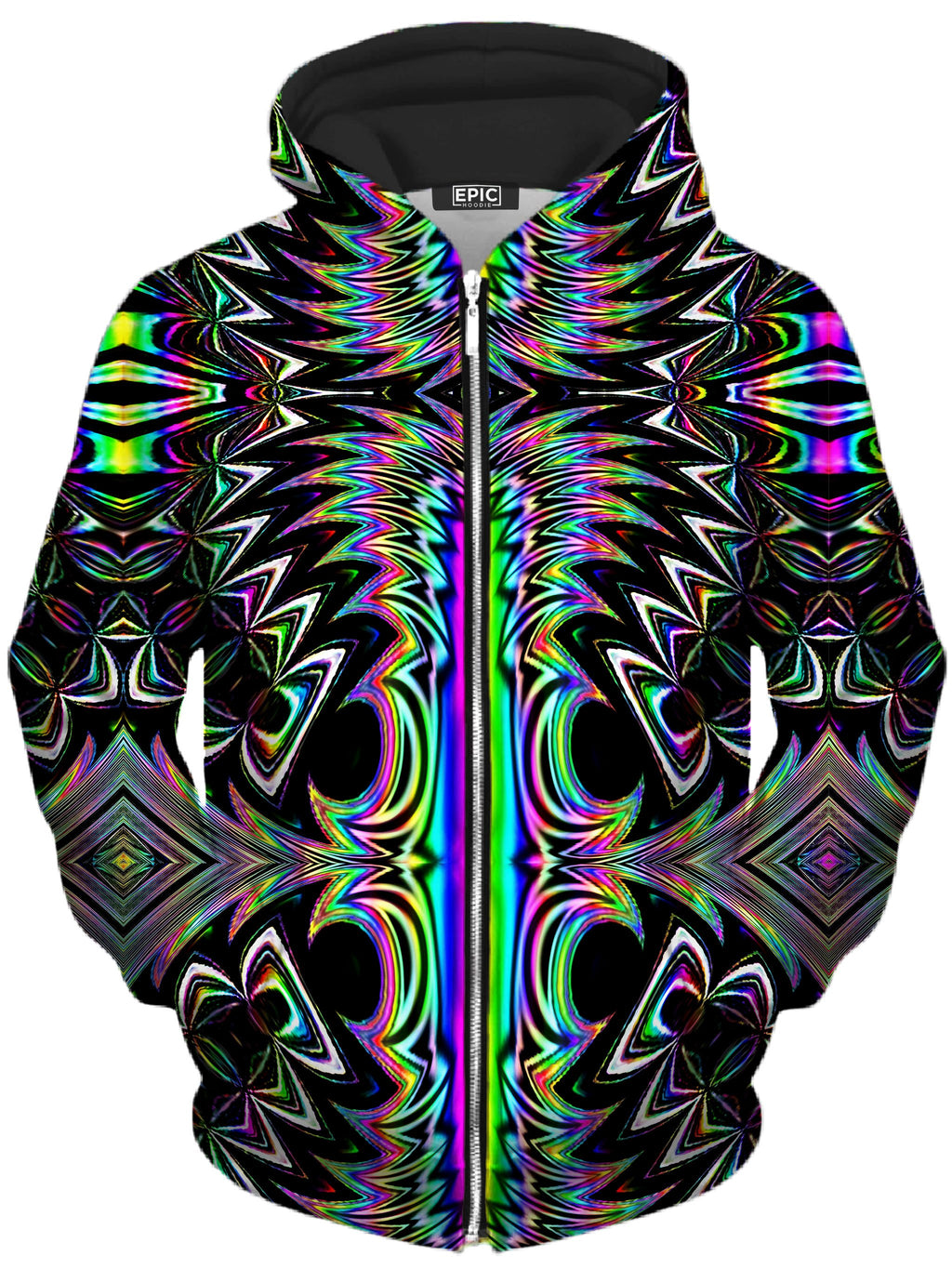 Growth Unisex Zip-Up Hoodie Glass Prism Studios Epic Hoodie