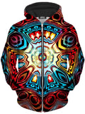 Synaptic Unisex Zip-Up Hoodie Glass Prism Studios Epic Hoodie
