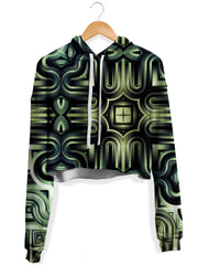 Unthinkable Machines Fleece Crop Hoodie