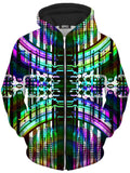 Astral Gate Unisex Zip-Up Hoodie Glass Prism Studios Epic Hoodie