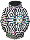 Iridized II Unisex Zip-Up Hoodie Glass Prism Studios Epic Hoodie