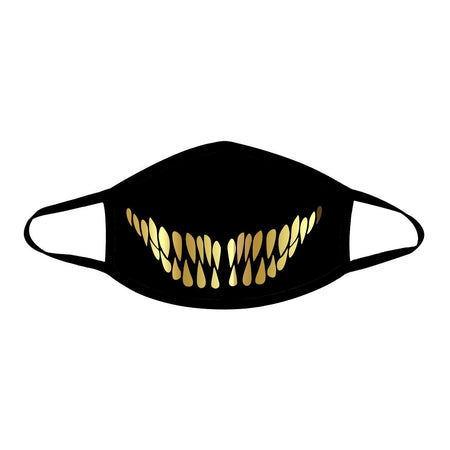 iEDM - Gold Teeth Cloth Face Mask