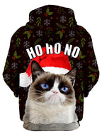 Grumpy Cat Unisex Hoodie Christmas Epic Hoodie