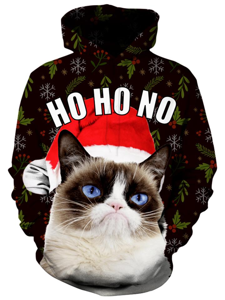 Grumpy Cat Unisex Hoodie Christmas Epic Hoodie