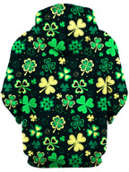Trippy Clover Unisex Hoodie iEDM Epic Hoodie