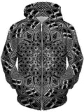 Imaginatrix Unisex Zip-Up Hoodie, Set 4 Lyfe, T6 - Epic Hoodie