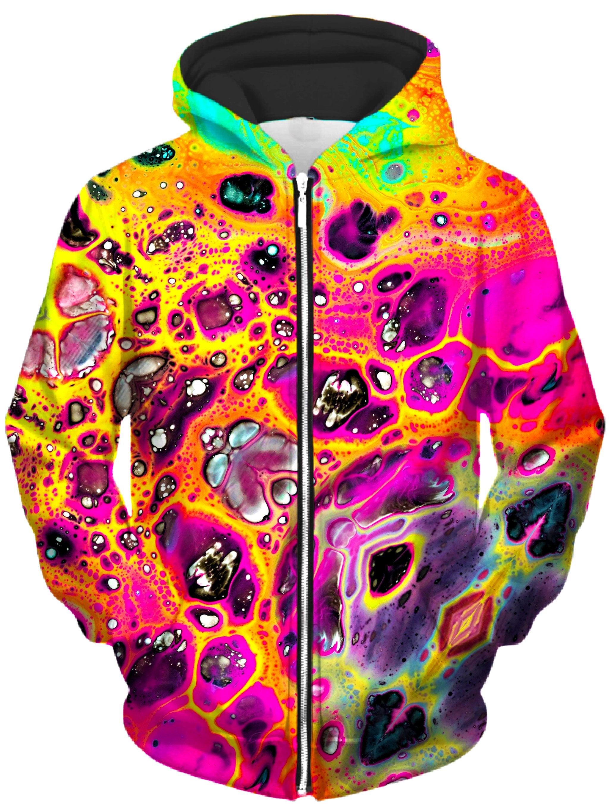 Lava Trip Unisex Zip-Up Hoodie, BrizBazaar, T6 - Epic Hoodie