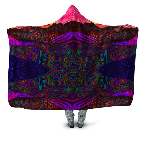 Trippy Trek Hooded Blanket Lucid Eye Studios Epic Hoodie
