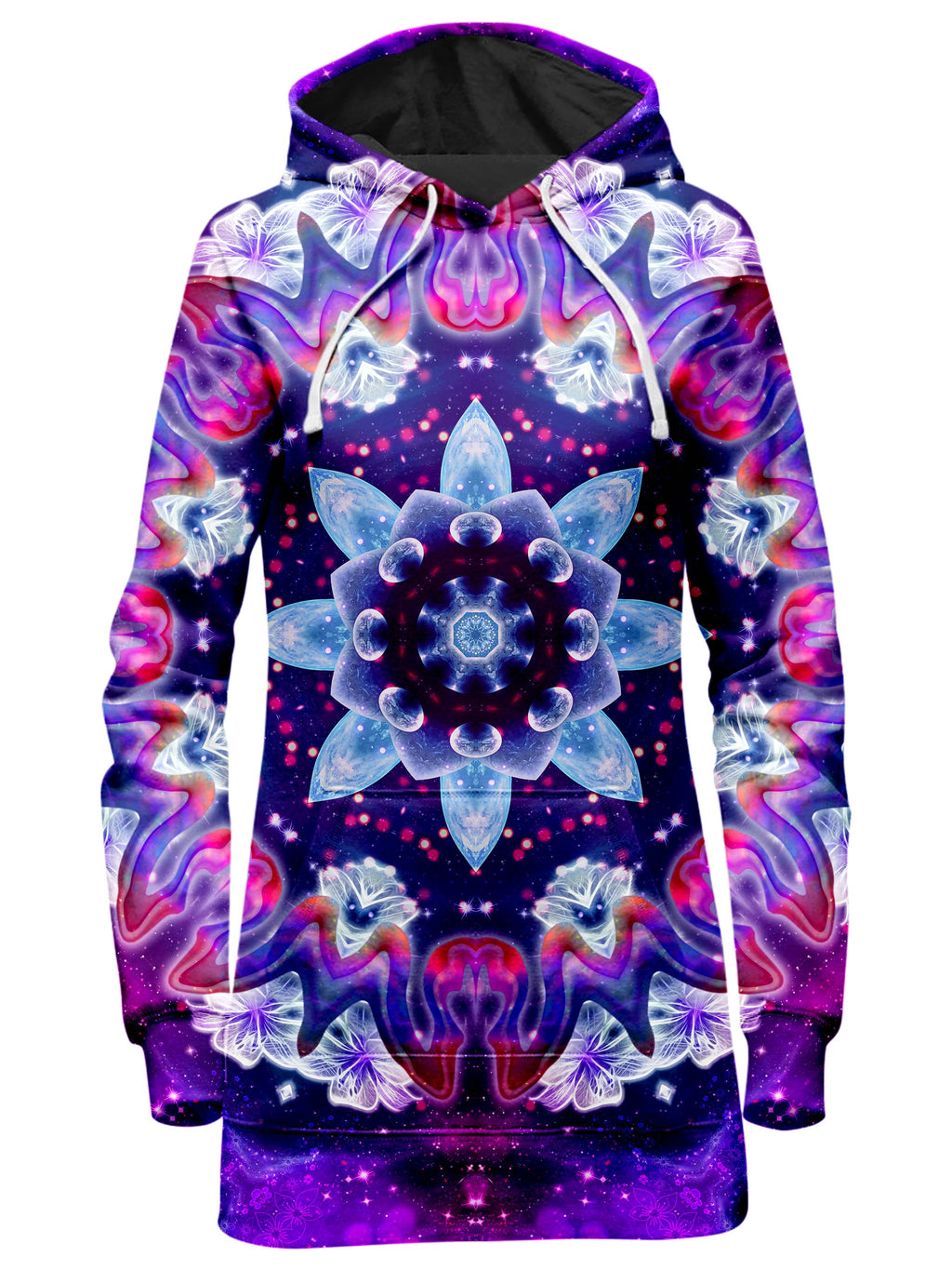 Sonic Blossom Hoodie Dress, Lucid Eye Studios, T6 - Epic Hoodie