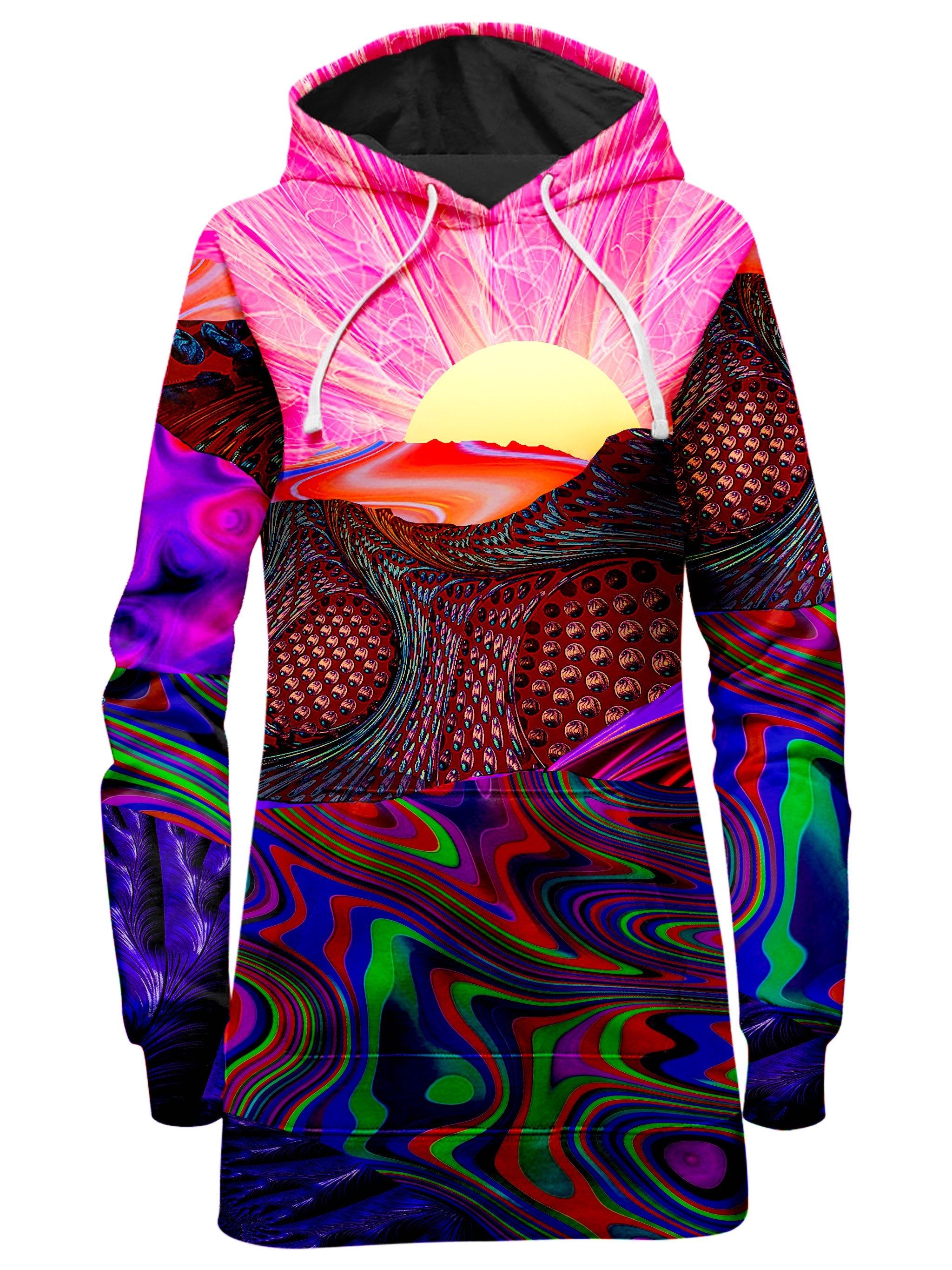 Trippy Trek Hoodie Dress, Lucid Eye Studios, T6 - Epic Hoodie