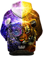 Bionic Tiger Unisex Hoodie Lucid Eye Studios Epic Hoodie