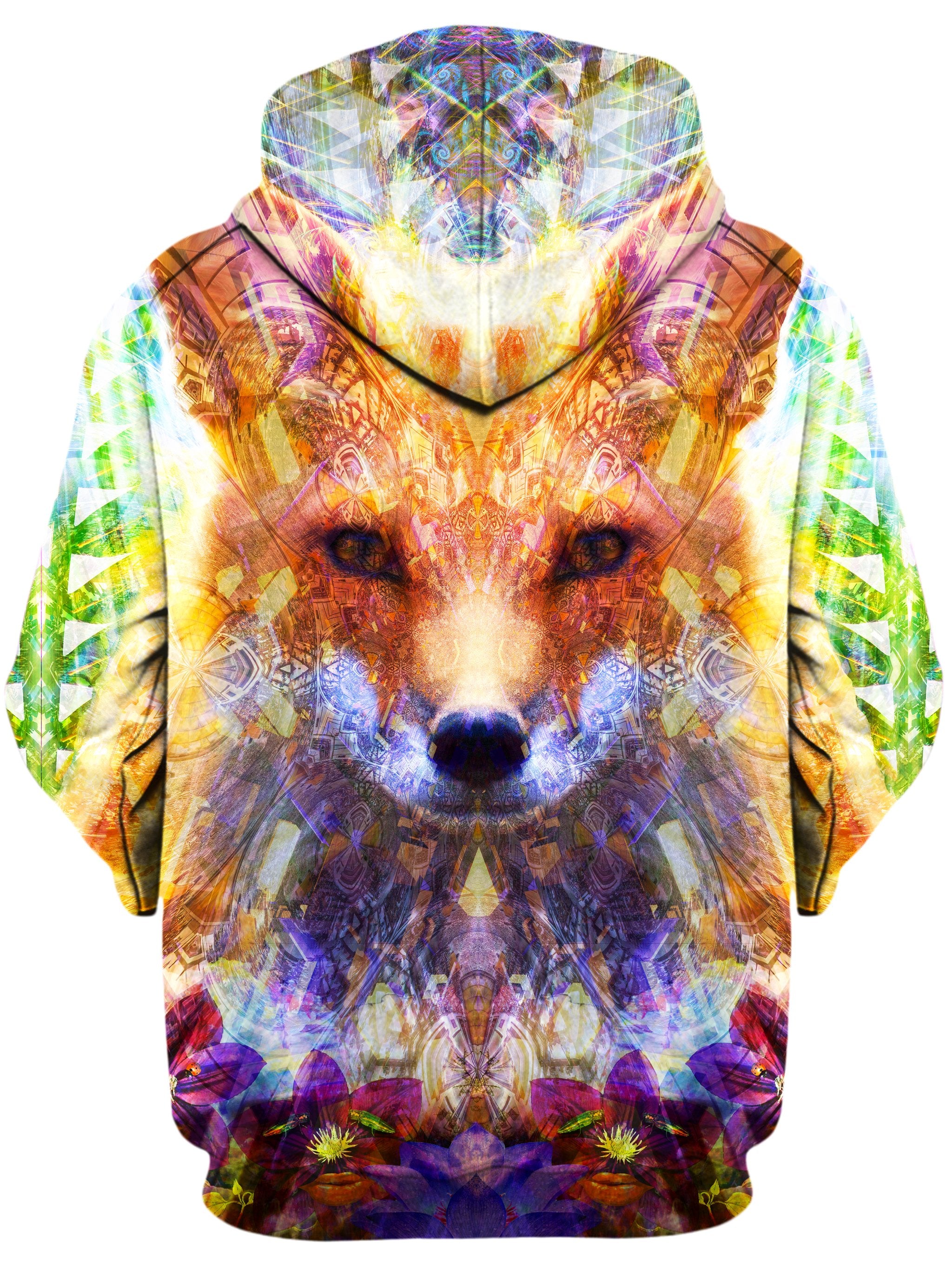 Fox Unisex Zip-Up Hoodie, Lucid Eye Studios, T6 - Epic Hoodie
