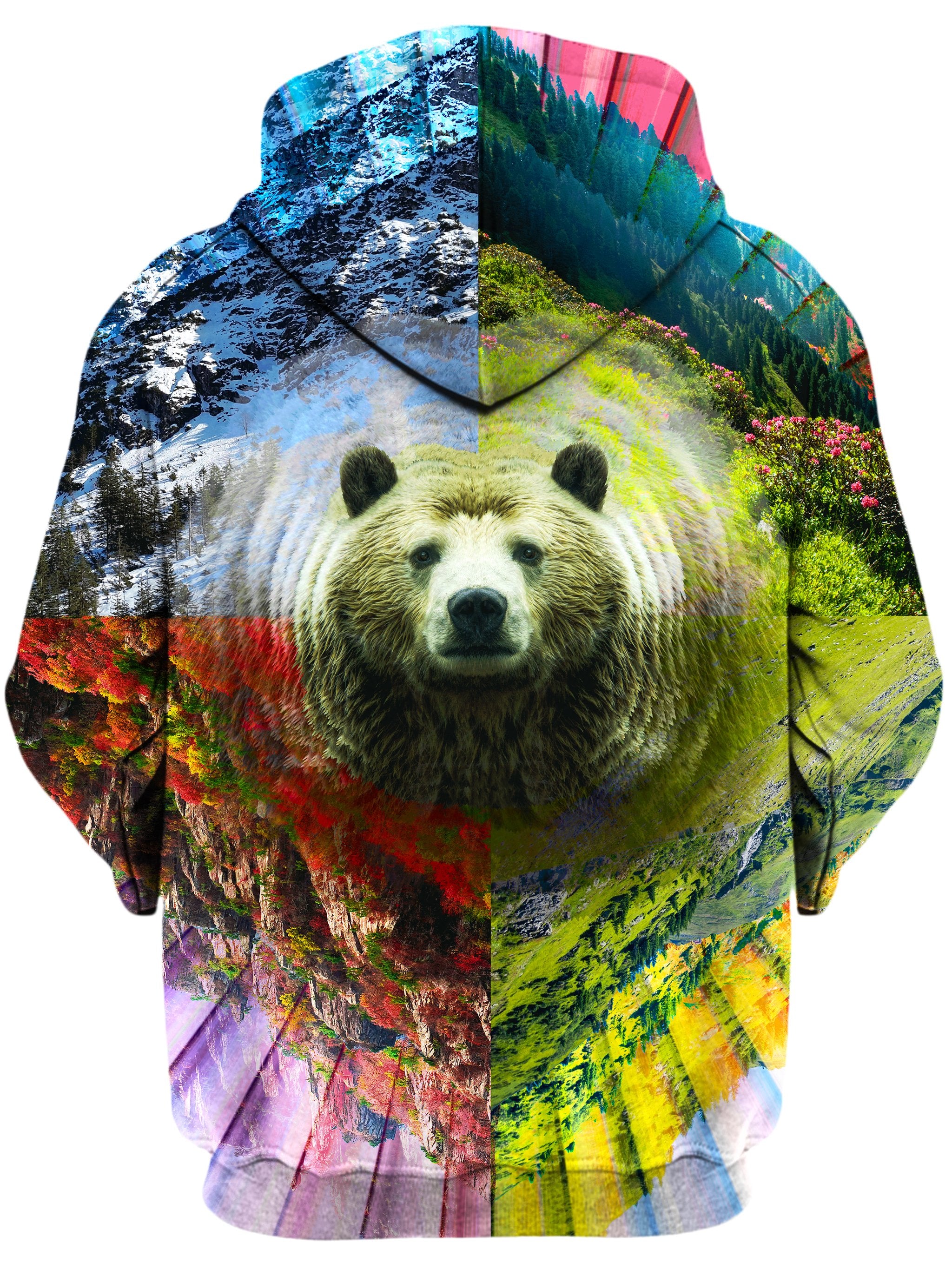 PLUR Bear Unisex Hoodie Lucid Eye Studios Epic Hoodie