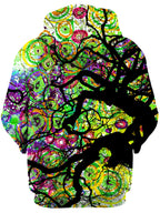 Radial Roots Unisex Zip-Up Hoodie Lucid Eye Studios Epic Hoodie