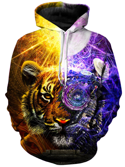 Bionic Tiger Unisex Hoodie Lucid Eye Studios Epic Hoodie