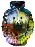 PLUR Bear Unisex Hoodie Lucid Eye Studios Epic Hoodie