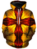 Psychic Cross Unisex Hoodie, Lucid Eye Studios, T6 - Epic Hoodie