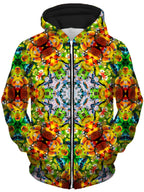 Bird Kalied Unisex Zip-Up Hoodie Lucid Eye Studios Epic Hoodie