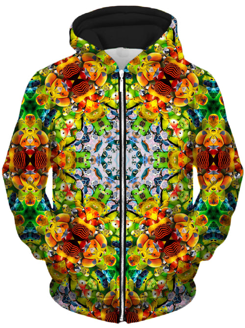 Bird Kalied Unisex Zip-Up Hoodie Lucid Eye Studios Epic Hoodie