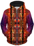 Future Giza Unisex Zip-Up Hoodie, Lucid Eye Studios, T6 - Epic Hoodie