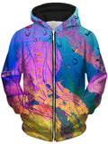 Neon Jelly Unisex Zip-Up Hoodie, Lucid Eye Studios, T6 - Epic Hoodie