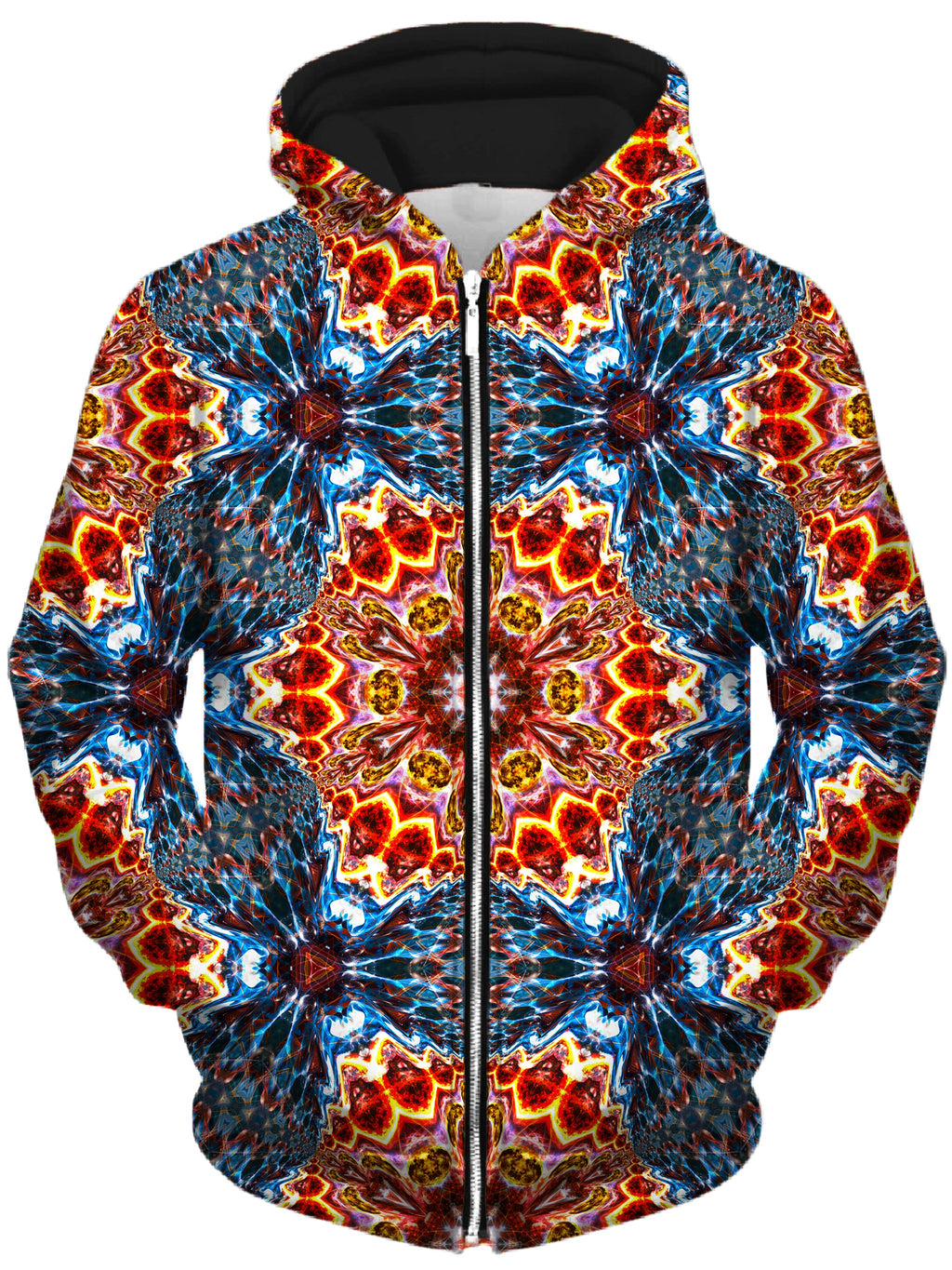 Super Nova Unisex Zip-Up Hoodie, Lucid Eye Studios, T6 - Epic Hoodie