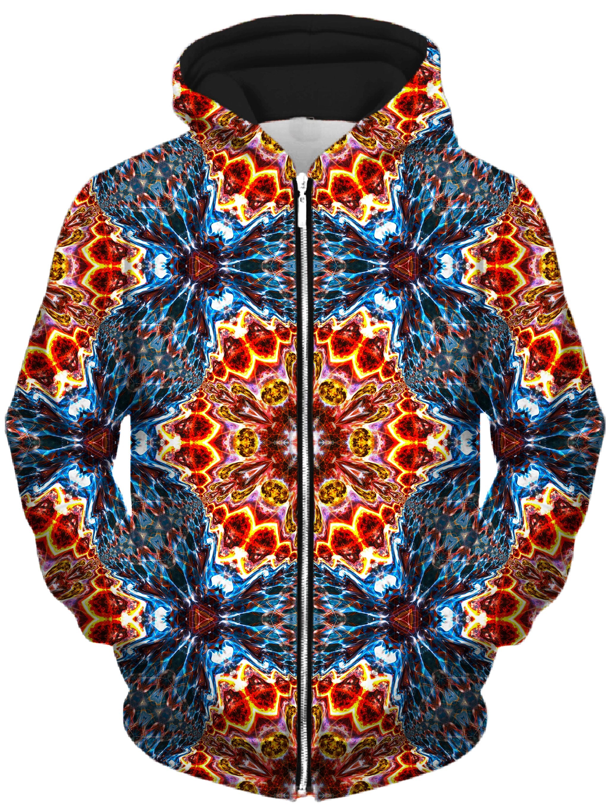 Super Nova Unisex Zip-Up Hoodie, Lucid Eye Studios, T6 - Epic Hoodie